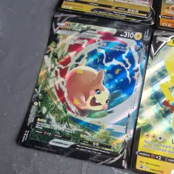 Bundle 4 x JUMBO Pokemon V Promo Holo TCG Cards Large Jumbo Pikachu Morpeko B5 - Image 4