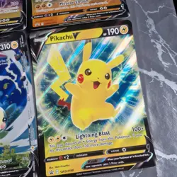 Bundle 4 x JUMBO Pokemon V Promo Holo TCG Cards Large Jumbo Pikachu Morpeko B5 - Image 5