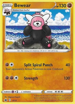 Bewear - 12/15 - McDonald's Promos 2022 - Lightly Played - McDonalds Promo Cards - Image 1