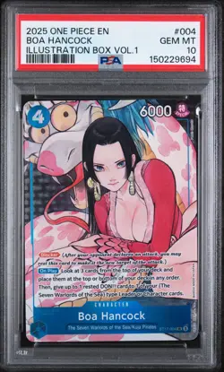 PSA 10 BOA HANCOCK (ST17-004) ILLUSTRATION BOX VOL. 1 PROMO One Piece Card - Image 1