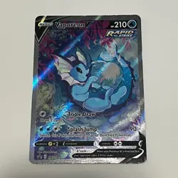 2021 Pokemon Vaporeon SWSH181 Full Art Sword & Shield Promo Card - Image 1