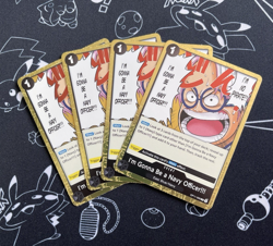 One Piece Card Game I'm Gonna Be A Navy Officer!!! OP11-099 Rare Playset X 4 - Image 1