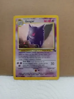 Gengar from the original Fossil expansion of the Pokemon Trading Card Game - Image 4