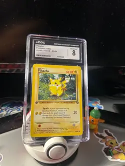 pokemon cards pikachu 1999 jungle 1st edition - Image 1