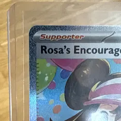 Pokemon TCG Rosa's Encouragement Full Art Trainer-Supporter Card POR 123/088 - Image 3