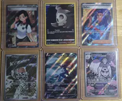 Pokemon Full Art Lot 6 Cards Near Mint - Image 1