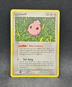 Pokemon TCG Card Hidden Legends Igglybuff 37/101 - NM - Image 1