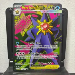 Mega Starmie EX - Ultra Rare - 102/88 - Pokemon Cards - Perfect Order Pack Fresh - Image 1