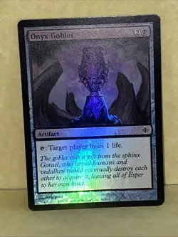 Onyx Goblet 81 Shards of Alara FOIL MTG TCG CARD NM - Image 1