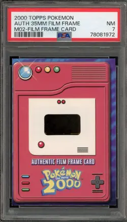 Pokemon Topps Authentic 35MM File Frame Card M02 PSA 7 - Image 1