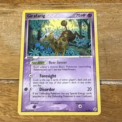 Pokemon TCG Girafarig 16/92 Rare EX Legend Maker card - Image 1
