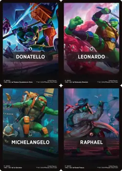 Turtle Team Up Theme Card Lot - Teenage Mutant Ninja Turtles MTG - NM - Image 1