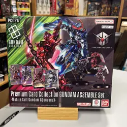 Gundam Tcg Premium Card Collection Gundam Assemble Set Gquuuuuux Sealed - Image 1