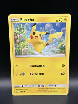 Pikachu 19/68 - Pokemon Hidden Fates Card - NM - Image 1