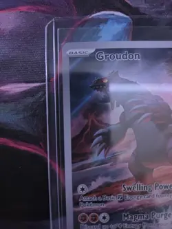 Pokemon Scarlet & Violet 2023 Paradox Rift Groudon Card 199/182 IR - Image 4