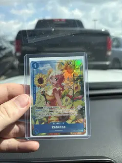 One Piece CCG Rebecca Dressrosa OP15-053 Blocker Holo Character Card - Image 1