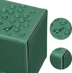 4 Pieces Leather Deck Card Boxes Cards Deck Game Box for Collectible Playing Car - Image 3