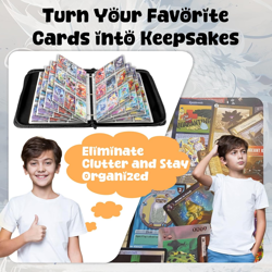 Premium Exo-Tec 4-Pocket Trading Card Binder - 400 Side Loading Pockets for TCG, - Image 5