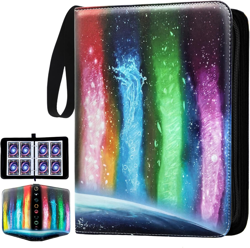 Premium 400 Pockets Trading Card Binder,4 Pocket Cards Collect Albums Book Holde - Image 1