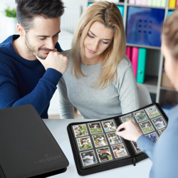 9 Pockets Card Binder,Premium Zip Trading Card Binder,540 Double Sided Pocket PU - Image 5