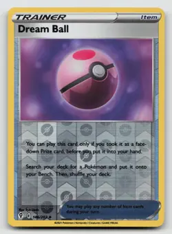 Pokemon Dream Ball Reverse Holo Uncommon SWSH07: Evolving Skies 146/203 NM - Image 1