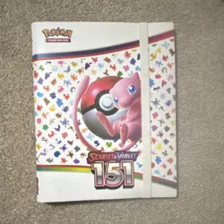 Pokemon Scarlet & Violet 151 Mew 9-Pocket Binder - NO CARDS - Image 1