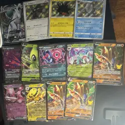 Pokemon TCG Japanese V, EX, Holo Card Lot Zamazenta, Eternatus, Celebi - Image 2