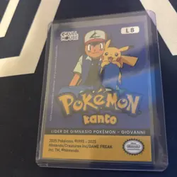 2025 Pokemon Kanto Full House - Giovanni Gym Leader Character Card - L8 - Image 2