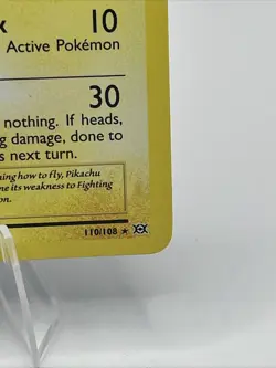Pokemon TCG Flying Pikachu Card Evolutions 110/108, Regular Secret Rare LP 2016 - Image 3