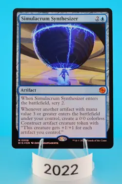MTG Simulacrum Synthesizer Outlaws of Thunder Junction: the Big Score Foil #6 - Image 1