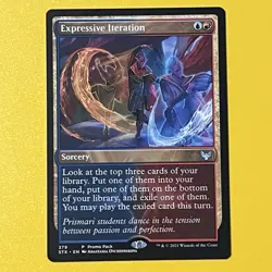 Expressive Iteration | Promo | P | 379 | Strixhaven: School Of Mages | MTG - Image 1