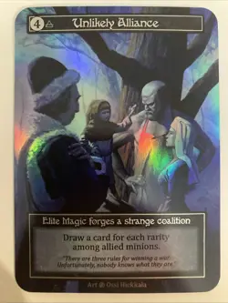 FOIL Elite Unlikely Alliance - Beta NM Sorcery: Contested Realm - Image 1