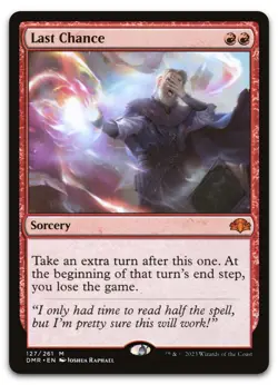 Last Chance #127 (NM) Dominaria Remastered DMR Magic MTG - Image 1