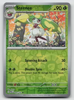 Pokemon Pansage Reverse Holo Common SV04: Paradox Rift 004/182 NM - Image 1