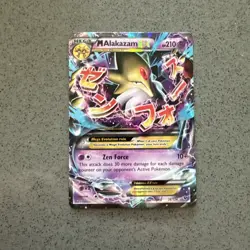 Pokemon TCG: M Mega Alakazam EX 26/124 Fates Collide Ultra Rare - Image 1