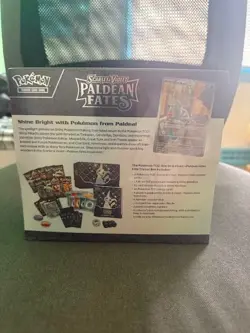 Pokemon TCG Paldean Fates Sealed Elite Trainer Box ETB In Hand - Image 2