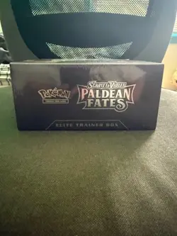 Pokemon TCG Paldean Fates Sealed Elite Trainer Box ETB In Hand - Image 4