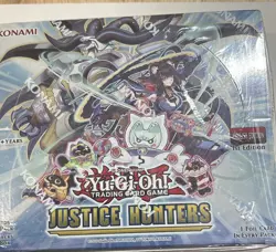 YuGiOh! Justice Hunters - Booster Box Factory Sealed 1st Edition - 24 Packs - Image 1