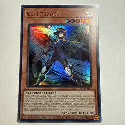 Yugioh Justice Hunters - K9-17 IZUNA - JUSH-EN031 Ultra Rare 1 Edition NM - Image 1