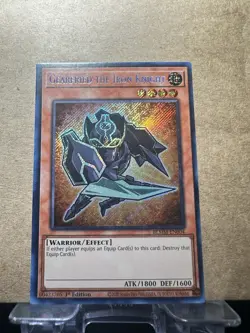 Yugioh Gearfried the Iron Knight BLMM-EN004 Secret Rare 1st Edition NM - Image 1