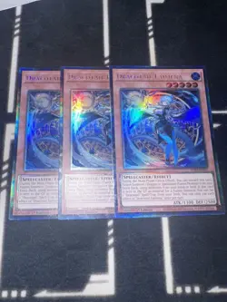 3X Dracotail Faimena JUSH-EN002 Collector's Rare Euro 1st Ed YuGiOh Card - Image 1
