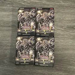 Yugioh Bundle Lot - 4 Dark World Structure Decks And Dark Magician Deck Box - Image 2