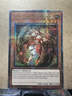 Traptrix Myrmeleo RA04-EN210 Quarter Century Secret Rare Yugioh 1st Edition Mint - Image 1