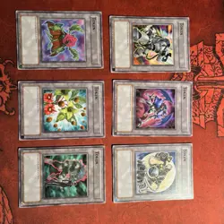 6 Yugioh Vintage TOKEN TOKENS TKN3-EN001 to EN006 Card Set - Image 1