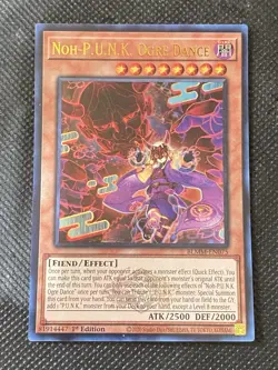 YuGiOh! - Noh-P.U.N.K. Ogre Dance BLMM-EN075 Ultra Rare 1st Edition Near Mint - Image 1