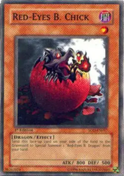 Red-Eyes B. Chick - SOD-EN017 - Common - Unlimited Edition - Damaged - Soul of t - Image 1