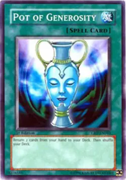 Pot of Generosity - CRV-EN043 - Common - Unlimited Edition - Heavily Played - Cy - Image 1