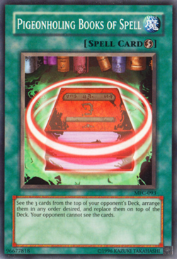 Pigeonholing Books of Spell - MFC-093 - Common - Unlimited Edition - Moderately - Image 1