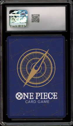 One Piece CCG Monkey.D.Luffy Shonen Jump January JPN Promo P-033 CGC 10 Gem Mint - Image 2