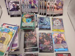 One Piece Tcg Card Lot including foils - C, UC, R, SR - ~1lb English & Japanese - Image 3